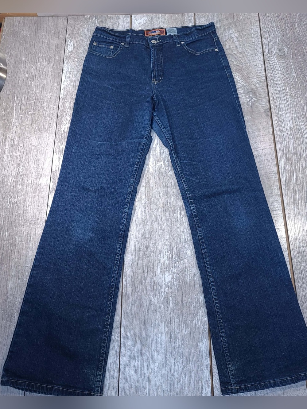 Santana Classic Women's Dark Blue Straight-Leg Jeans size 30 made in Canada